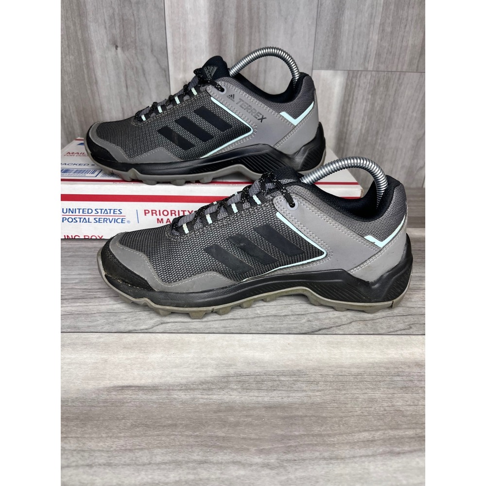Adidas Terrex Eastrail Hiking Shoes Mens 7 Grey Traxion Low Top EE6566